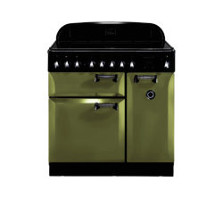 RANGEMASTER  Elan 90 Electric Ceramic Range Cooker - Olive